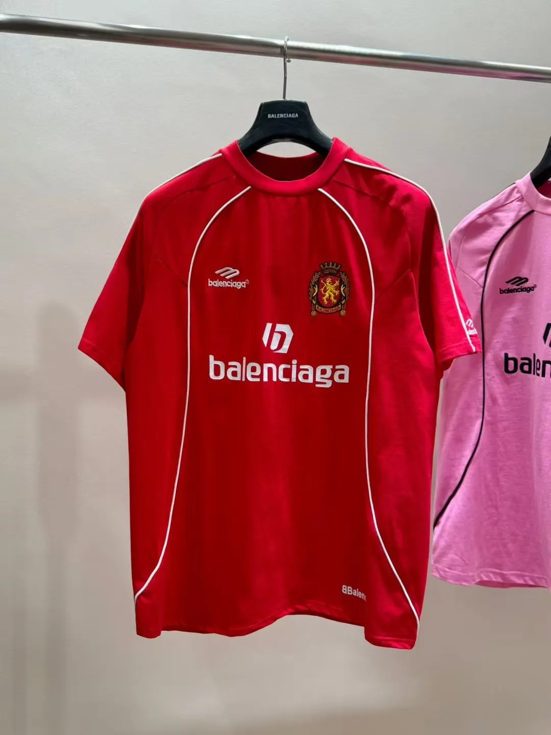 Logo-Print Cotton Jersey Soccer T-Shirt D14011428 — view 3