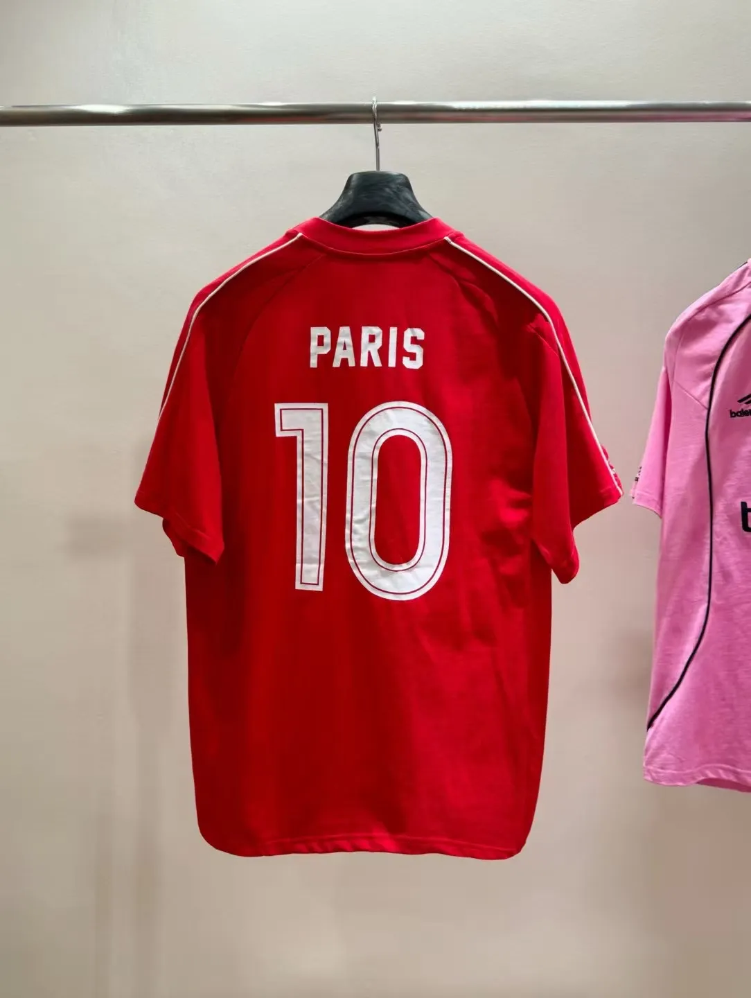 Logo-Print Cotton Jersey Soccer T-Shirt D14011428 — view 4