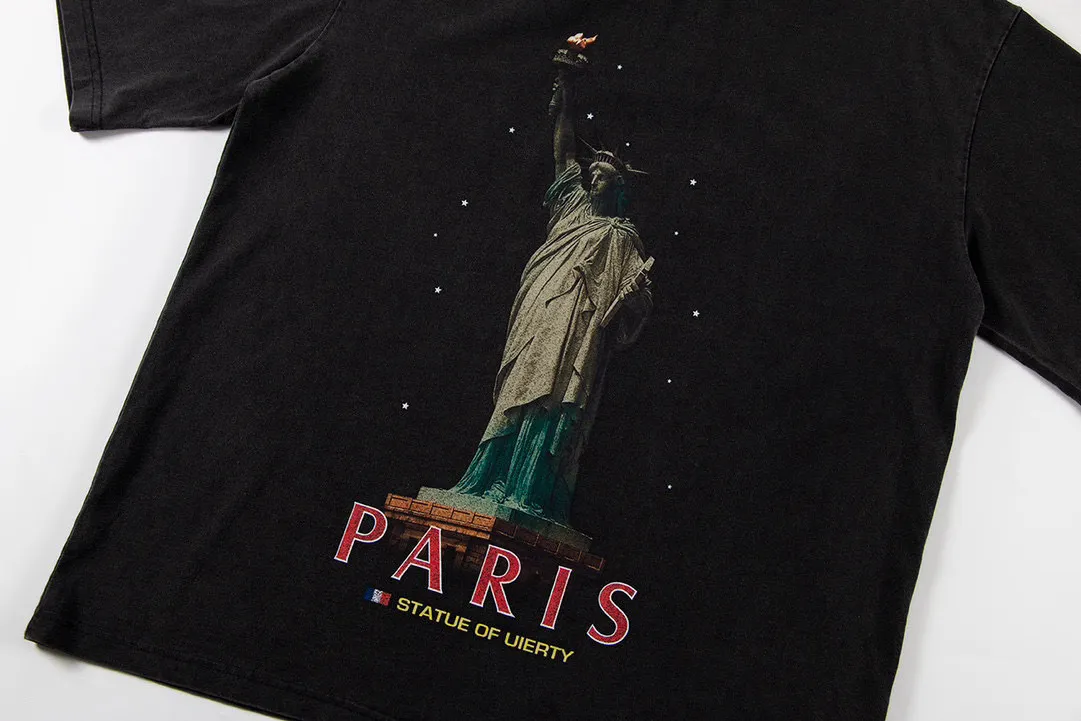 Statue of Liberty Graphic Print T-Shirt D14011426 — view 6