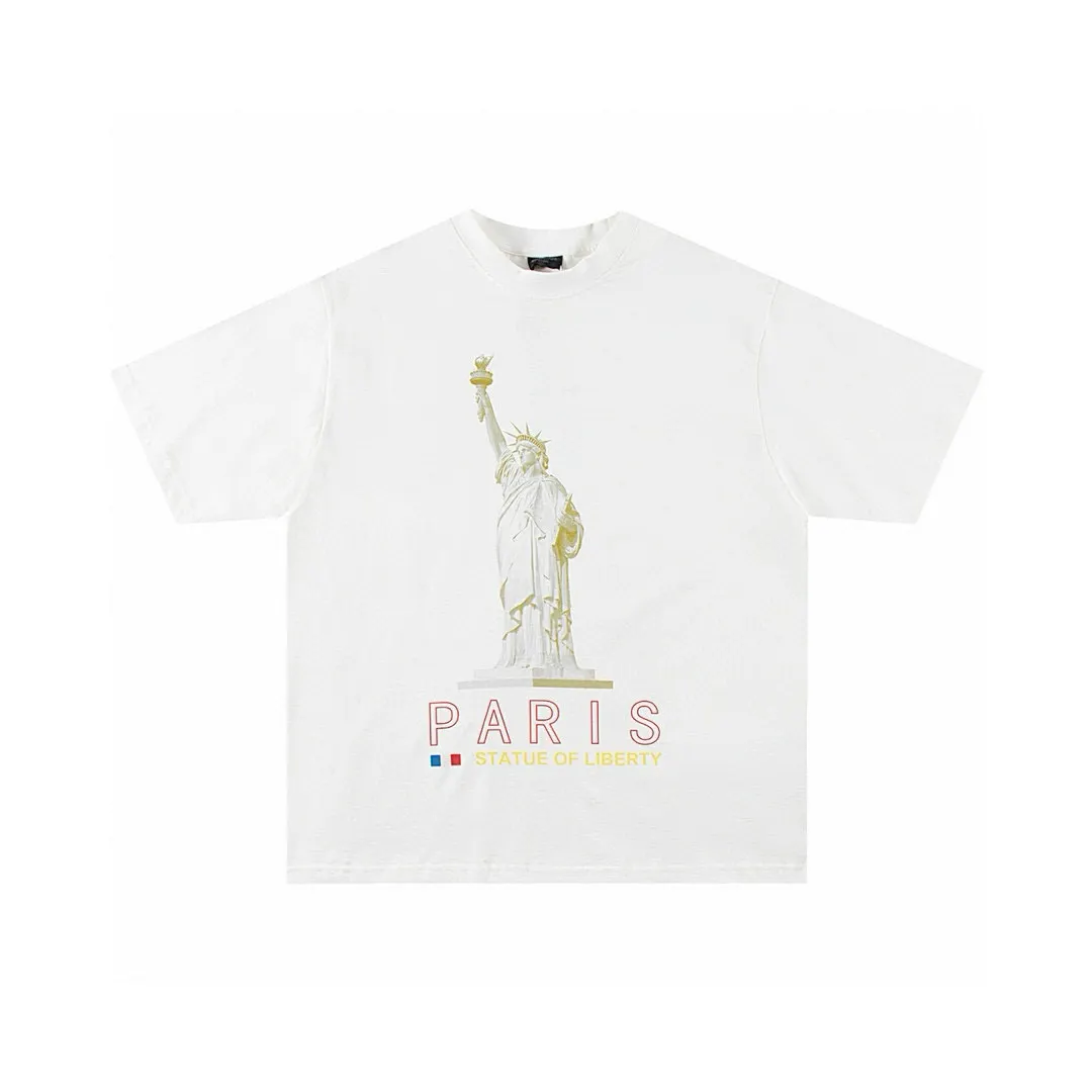 Statue of Liberty Graphic Print T-Shirt D14011425 — view 3