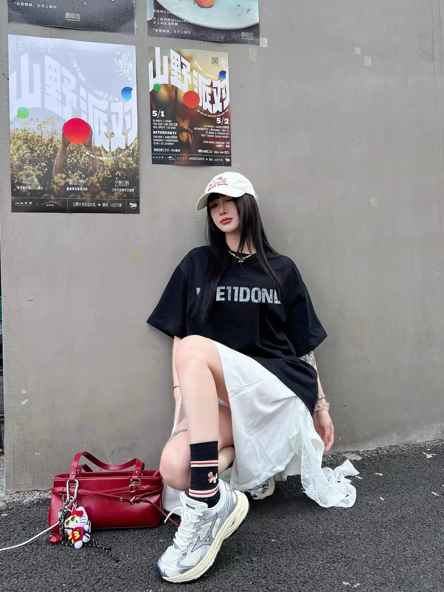 Rhinestone Logo Cotton T-Shirt D14011422 — view 2
