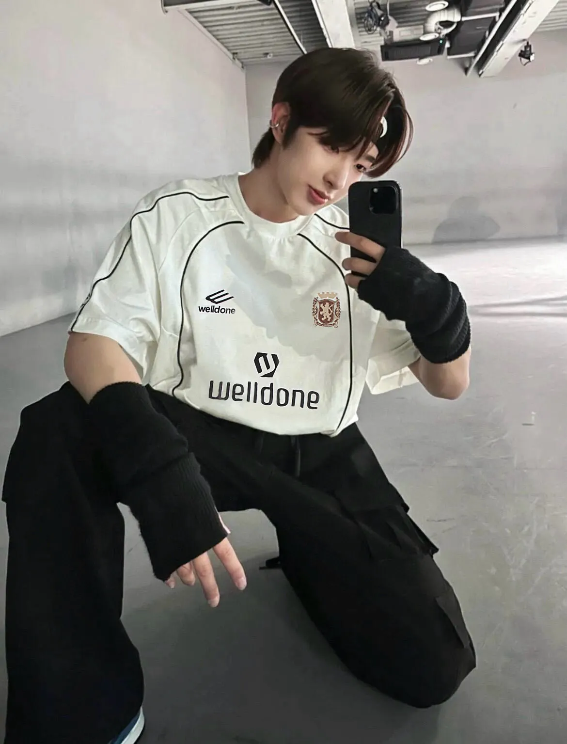 Logo-Print Cotton Jersey T-Shirt D14011423