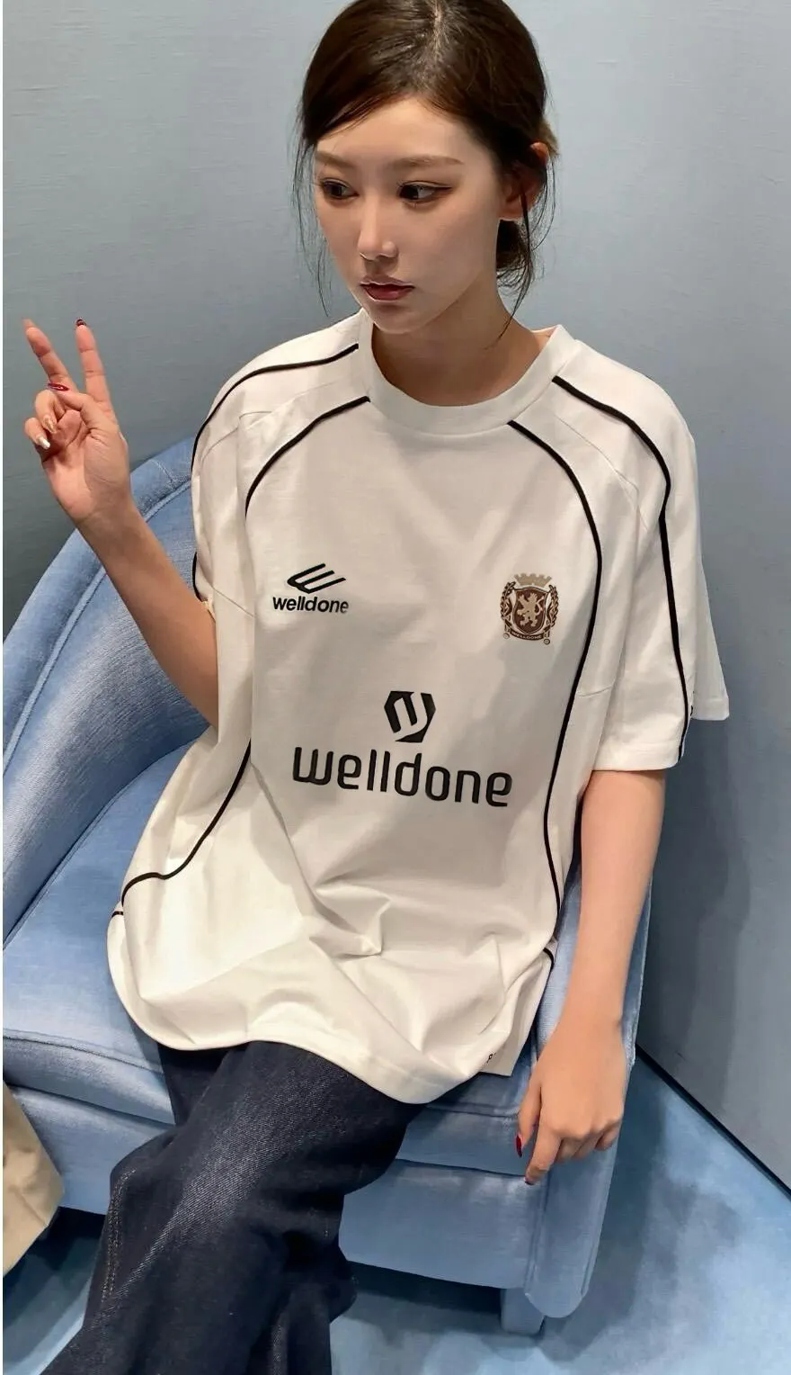 Logo-Print Cotton Jersey T-Shirt D14011423 — view 2
