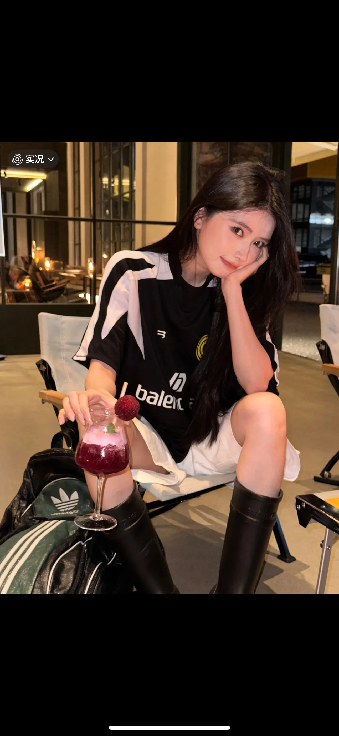 Logo-Print Oversized Soccer Jersey D19011449 — view 2
