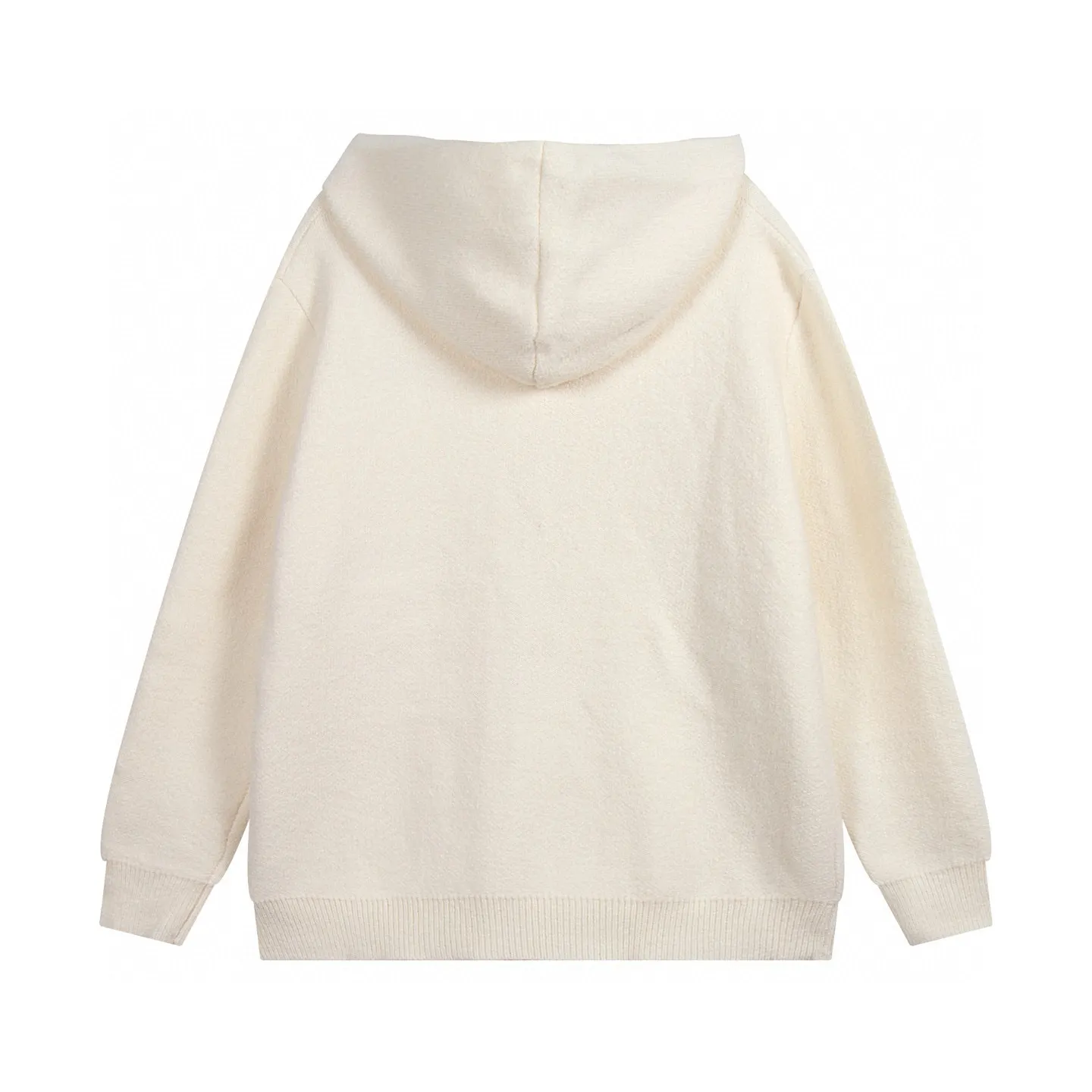Logo Embroidered Zip-Up Knit Hoodie D19011443 — view 5
