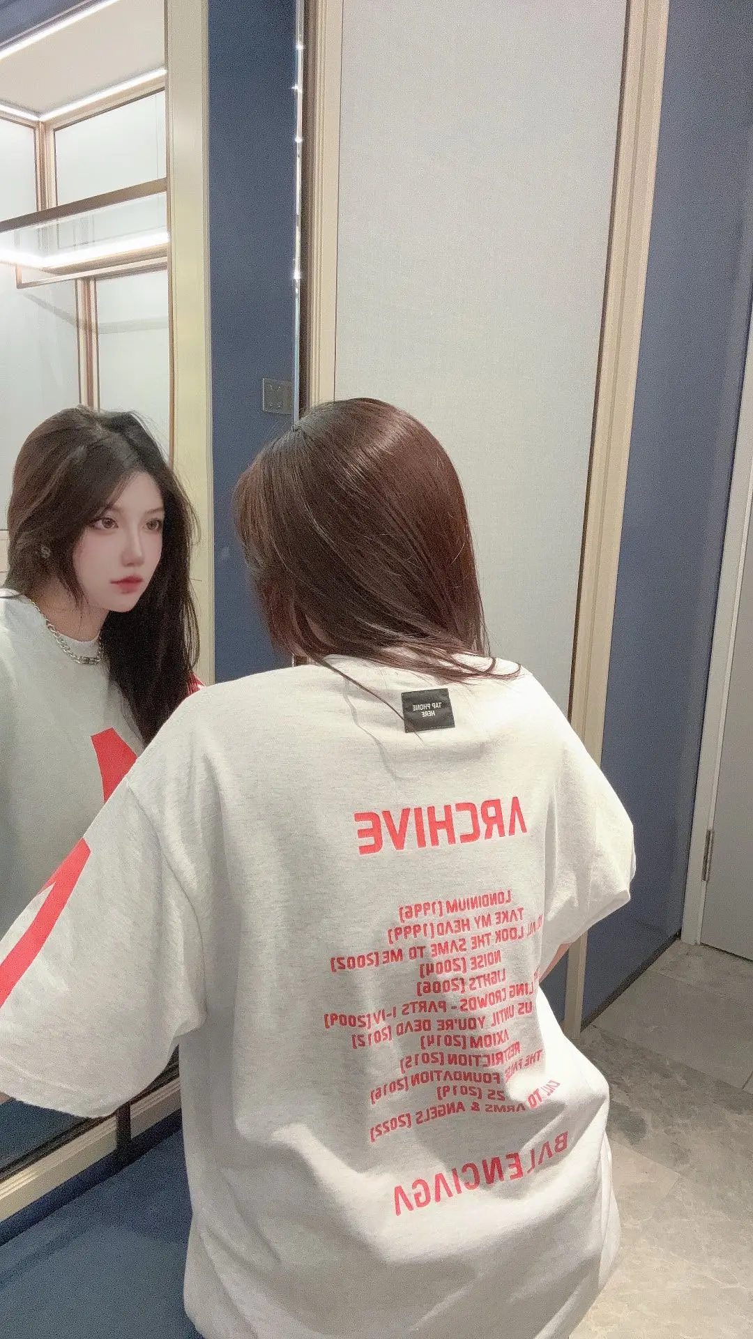 Graphic Print Oversized T-Shirt D14011431 — view 3