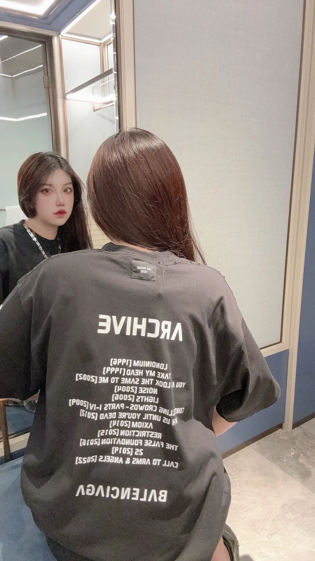 Logo Print Oversized T-Shirt D14011432 — view 3