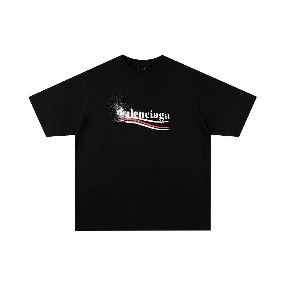 Blurred Logo Graphic Cotton T-Shirt D14011438 — view 4