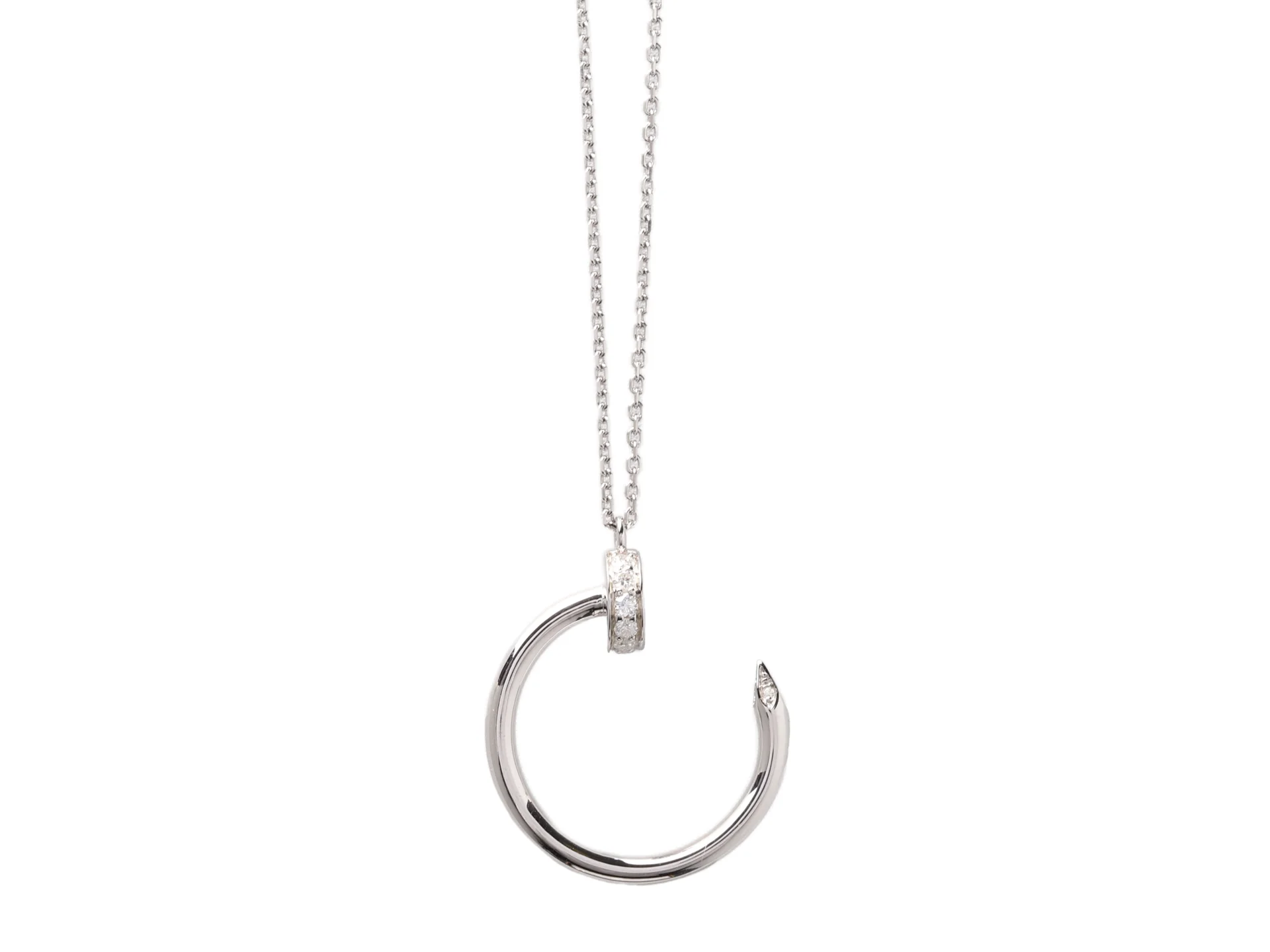 Juste un Clou Inspired Nail Pendant Necklace (Sterling Silver) D23016862
