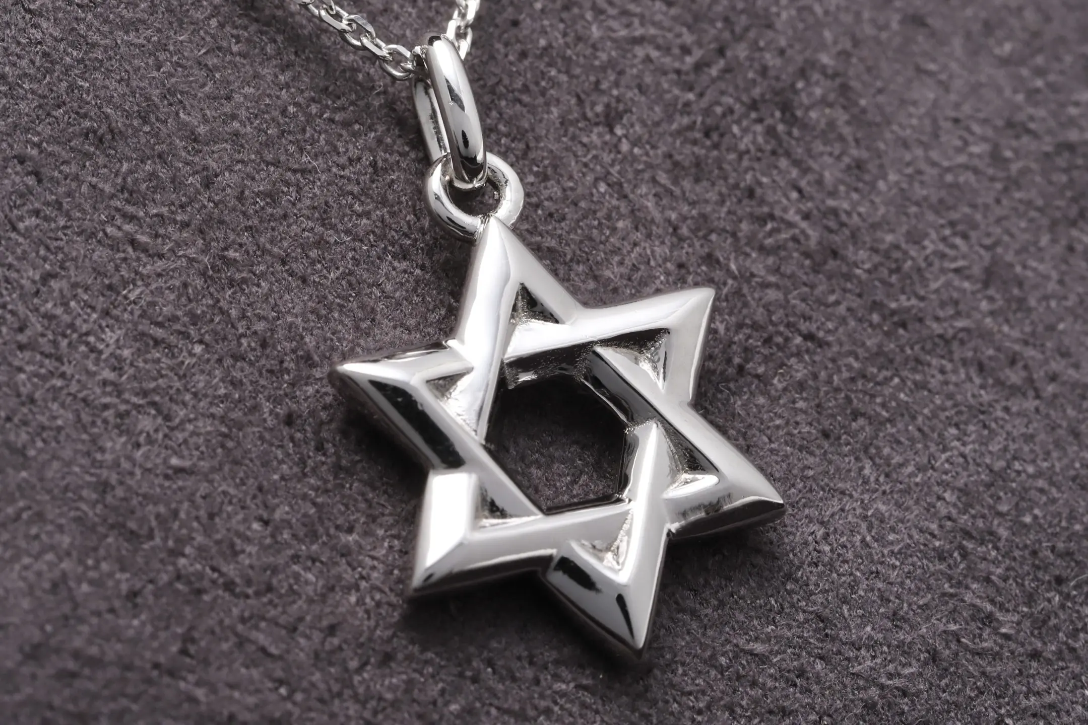 Chrome Hearts Star of David Pendant Necklace (Sterling Silver) D21016873 — view 3