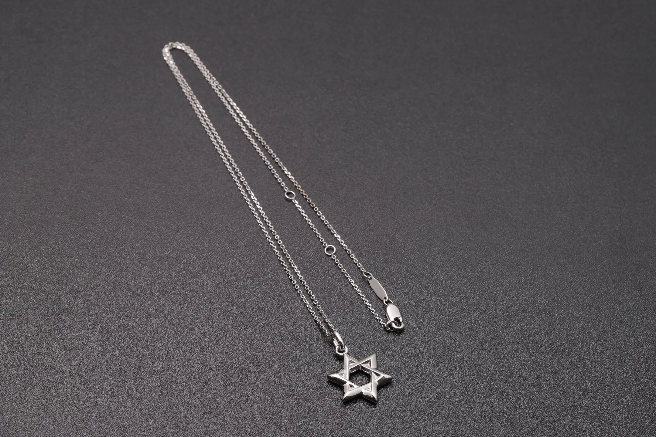 Chrome Hearts Star of David Pendant Necklace (Sterling Silver) D21016873 — view 7