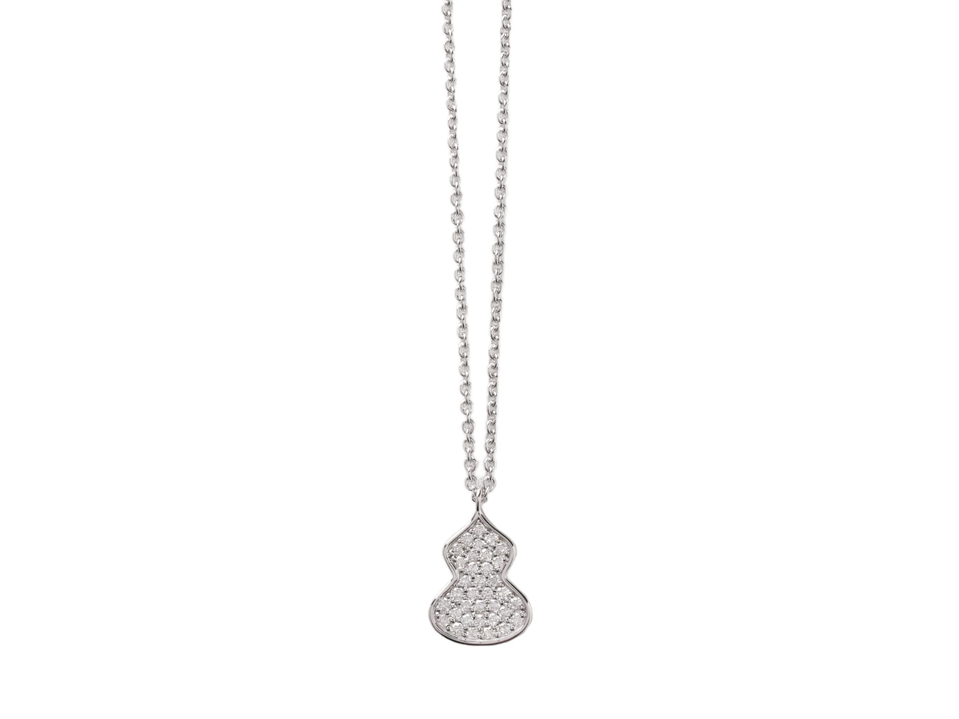 Moissanite Pavé Wulu Pendant Necklace (Sterling Silver) D22016922