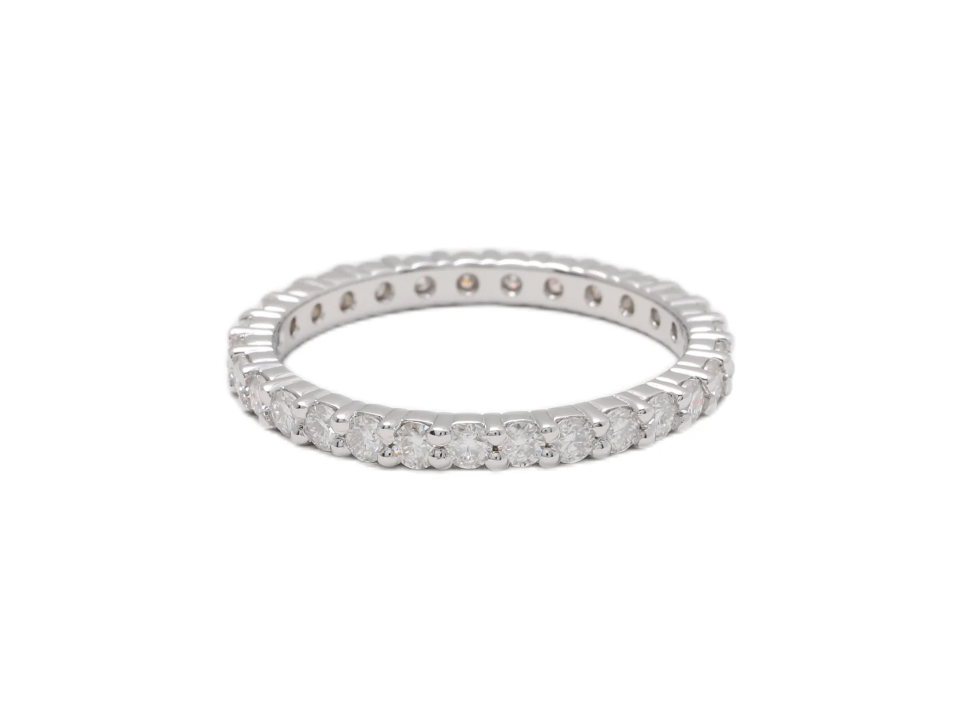 Moissanite Eternity Band (Sterling Silver) D17016552