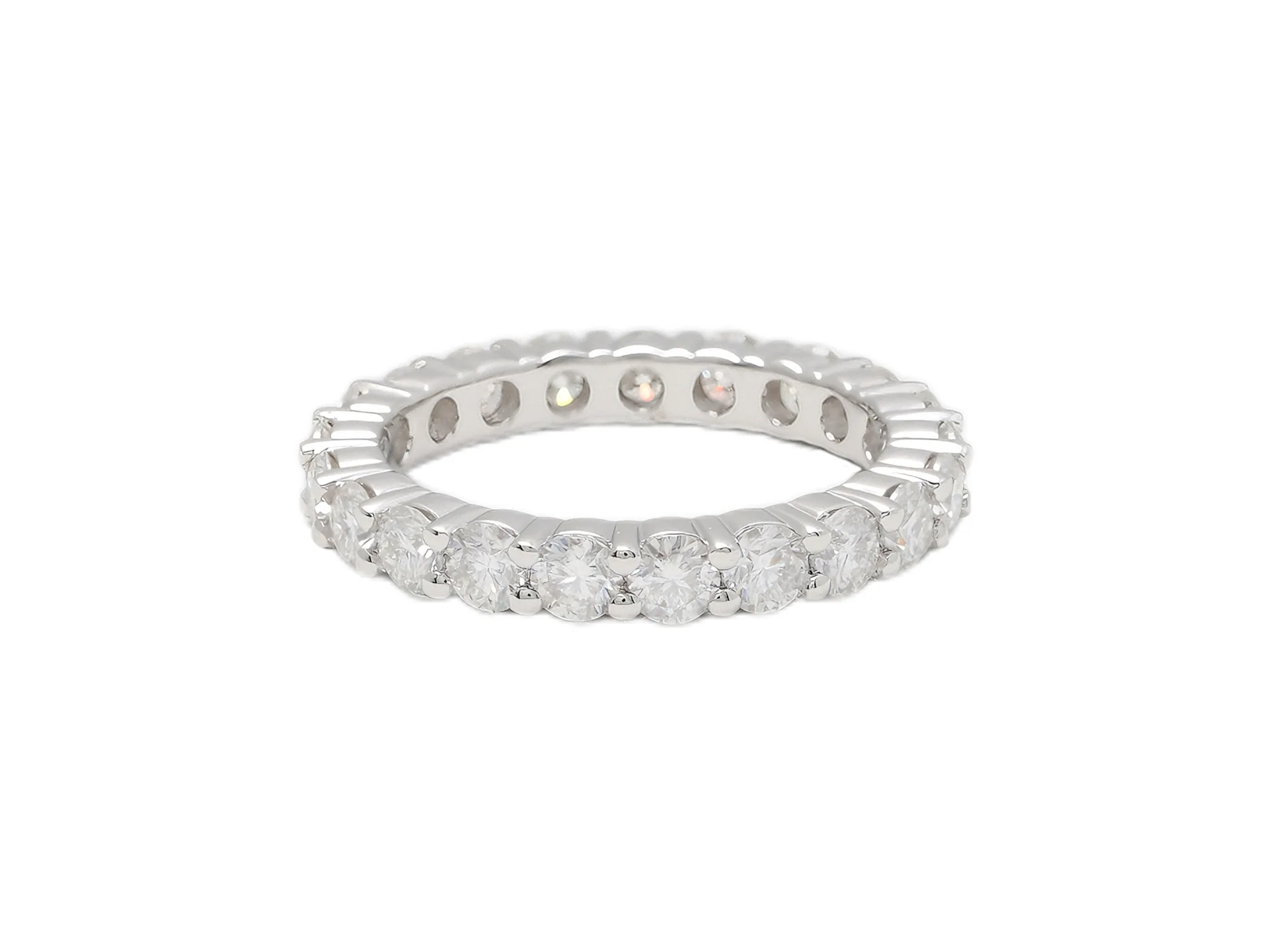 Moissanite Eternity Band (Sterling Silver) D21516570
