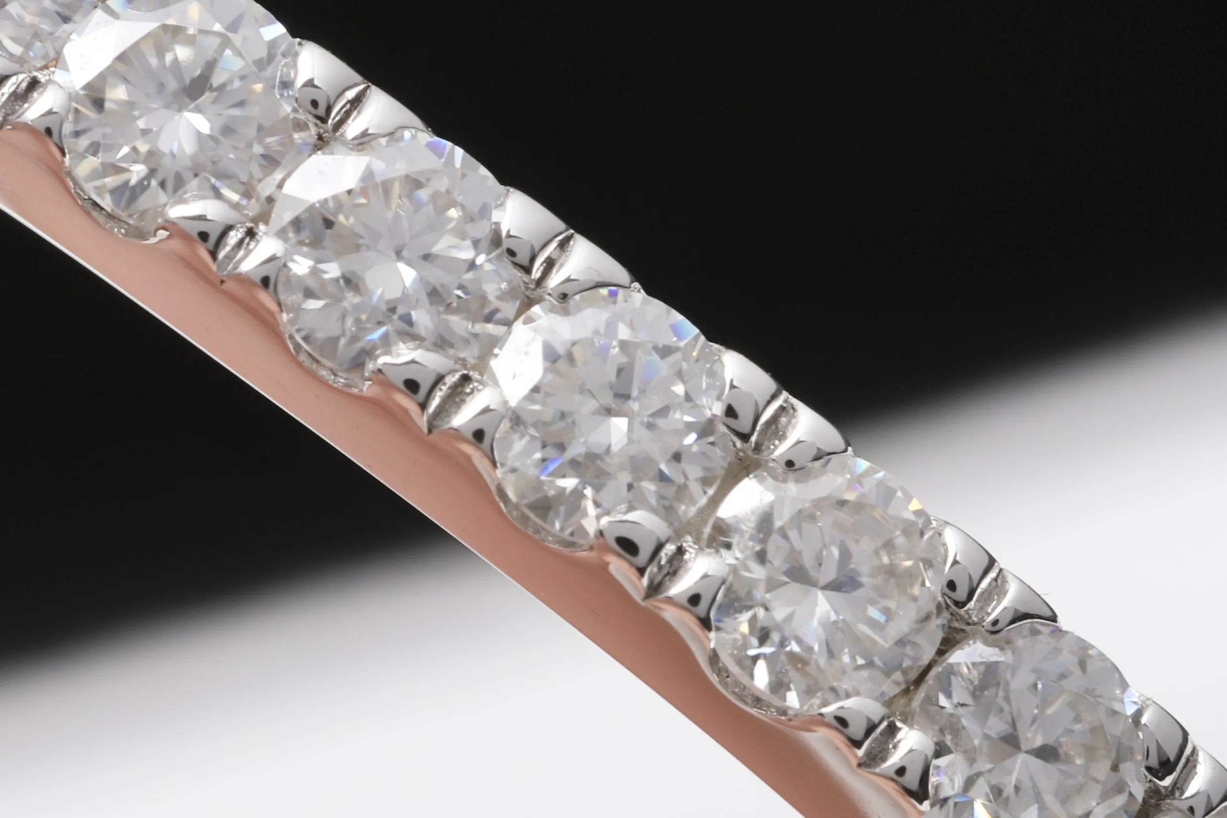 Moissanite Pavé Bangle (Sterling Silver) D97016731 — view 5