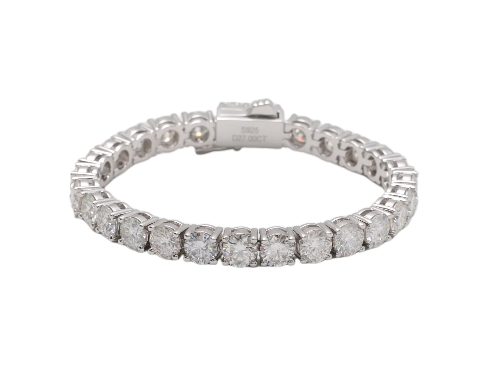 6mm Moissanite Tennis Bracelet (Sterling Silver) D260016737