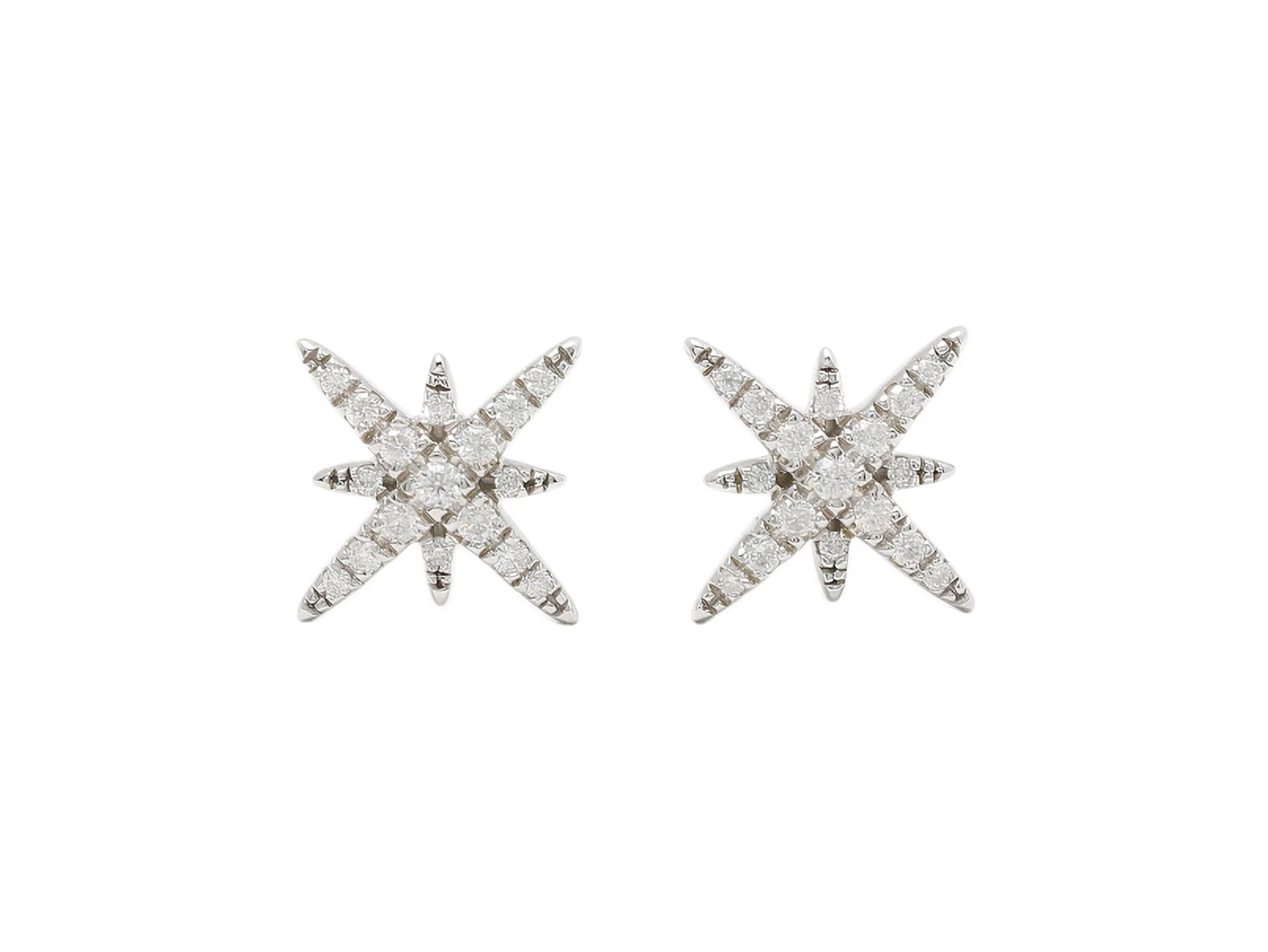 Starry Moissanite Stud Earrings (Sterling Silver) D17516606