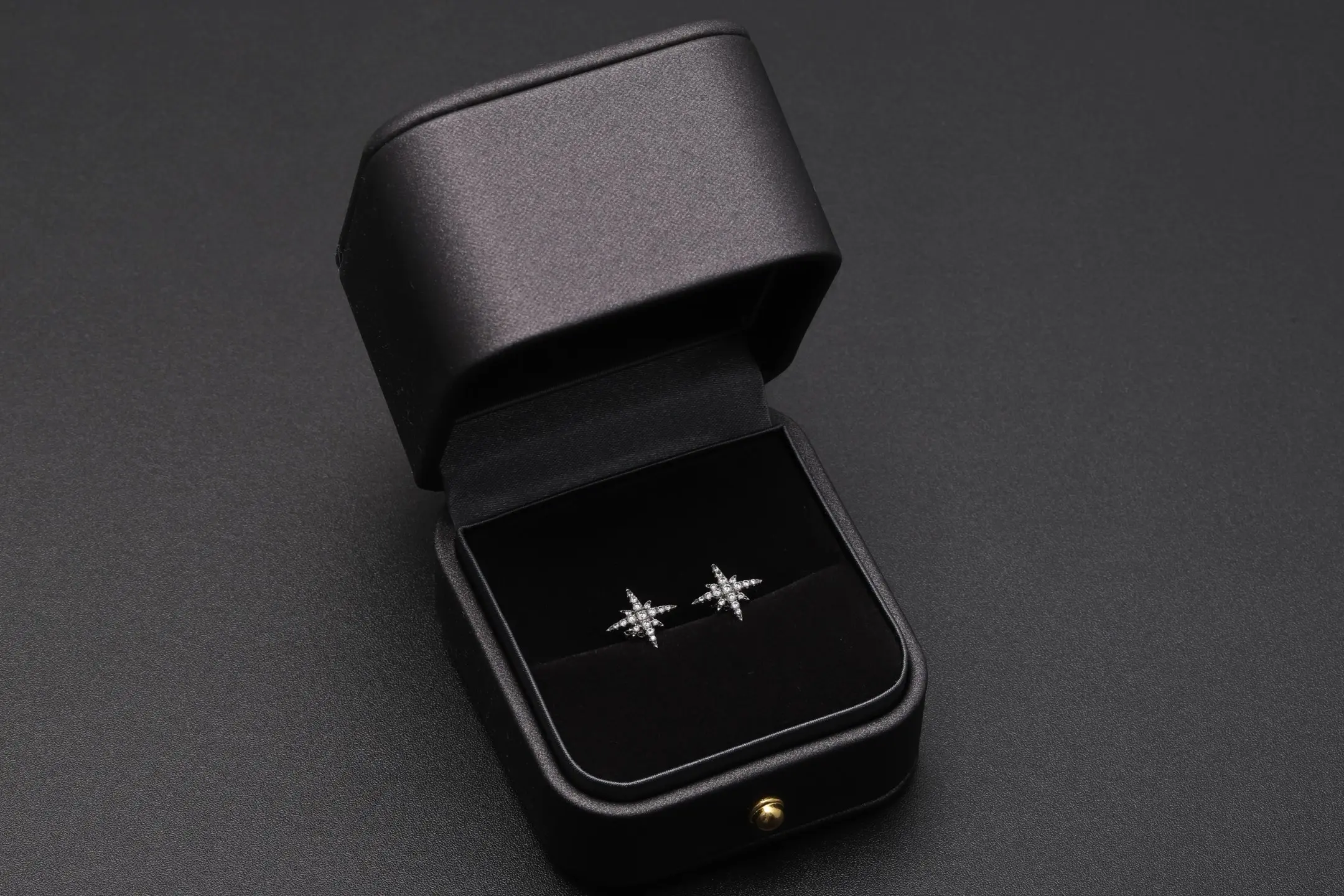 Starry Moissanite Stud Earrings (Sterling Silver) D17516606 — view 2
