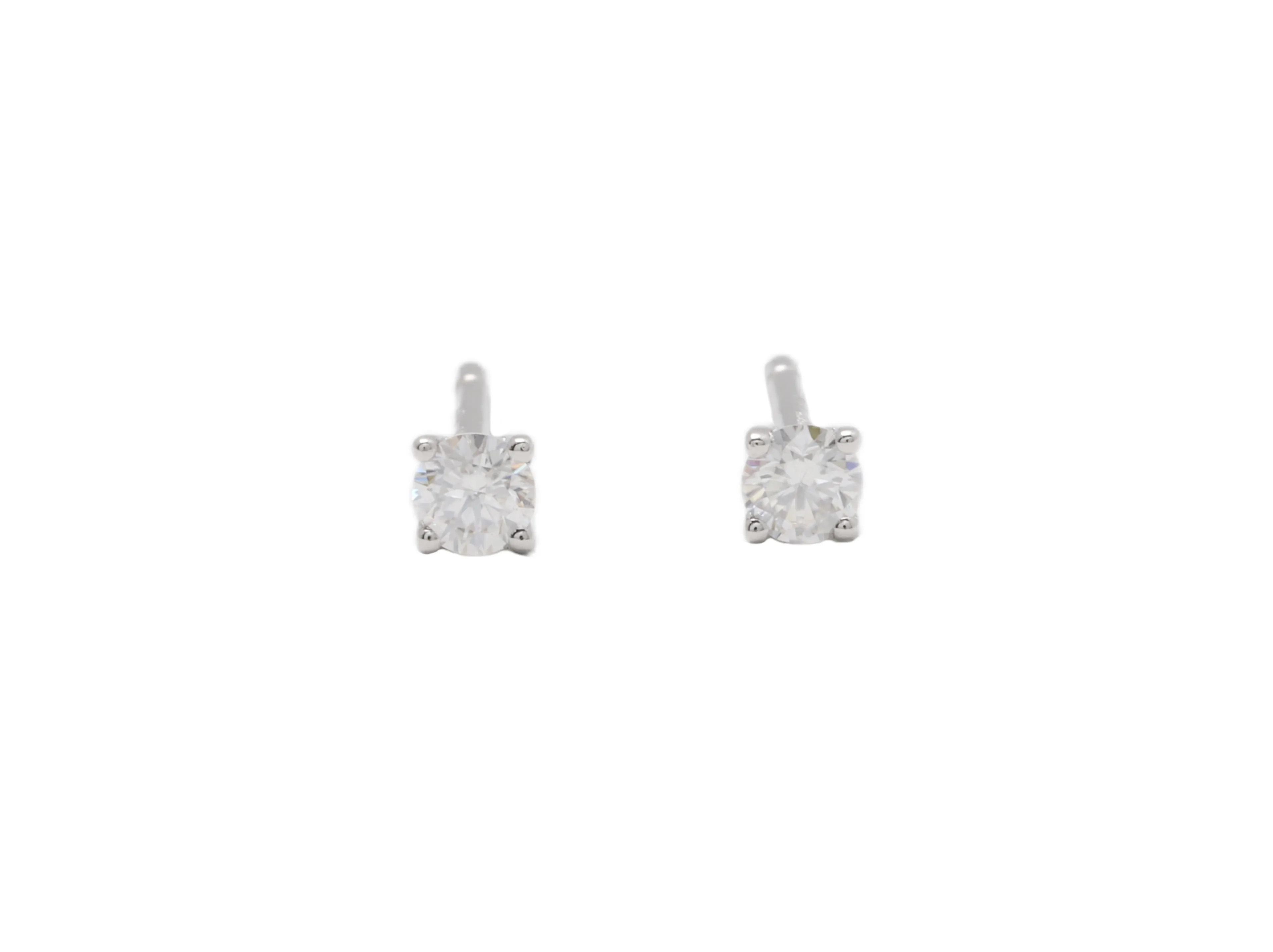 Four-Prong Moissanite Stud Earrings (Sterling Silver) D10516680