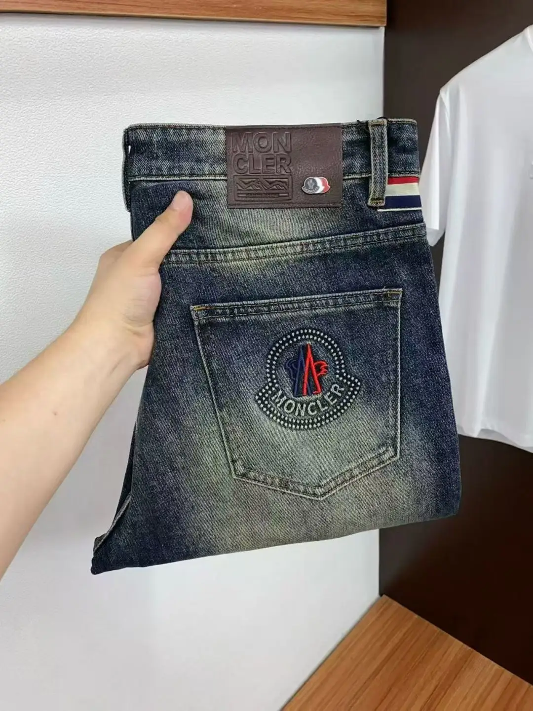 Logo-Embroidered Slim-Fit Straight-Leg Jeans D17522594
