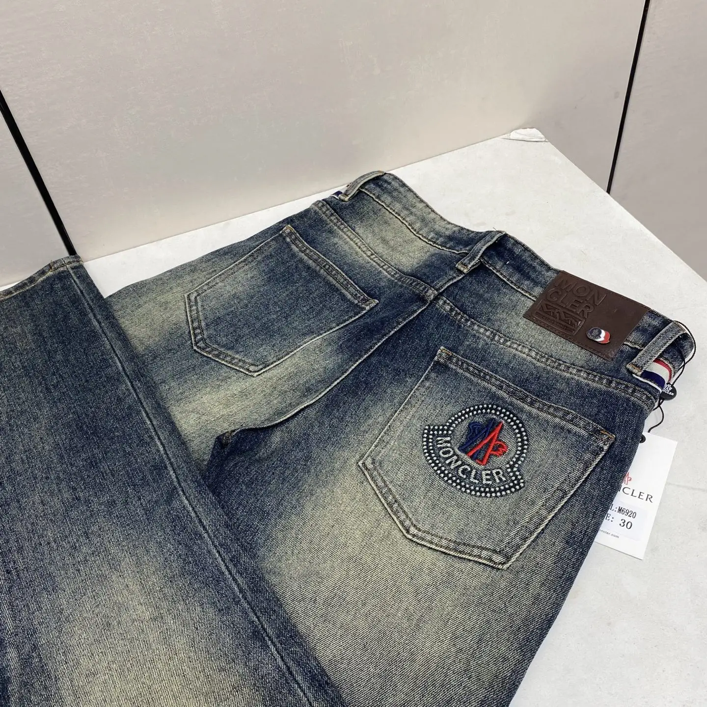 Logo-Embroidered Slim-Fit Straight-Leg Jeans D17522594 — view 2
