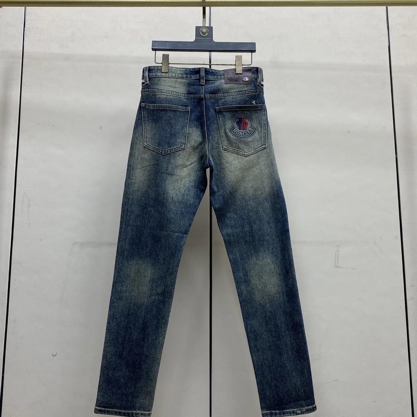 Logo-Embroidered Slim-Fit Straight-Leg Jeans D17522594 — view 3