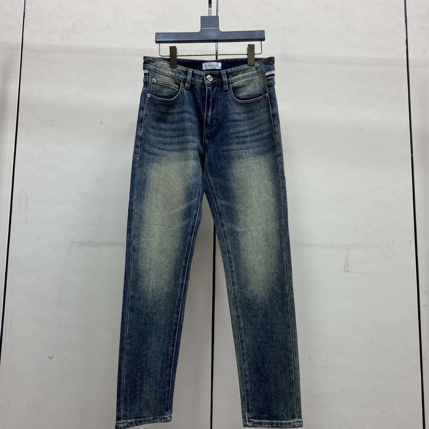 Logo-Embroidered Slim-Fit Straight-Leg Jeans D17522594 — view 4