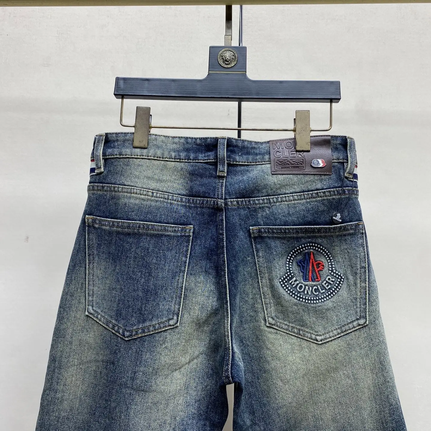 Logo-Embroidered Slim-Fit Straight-Leg Jeans D17522594 — view 6