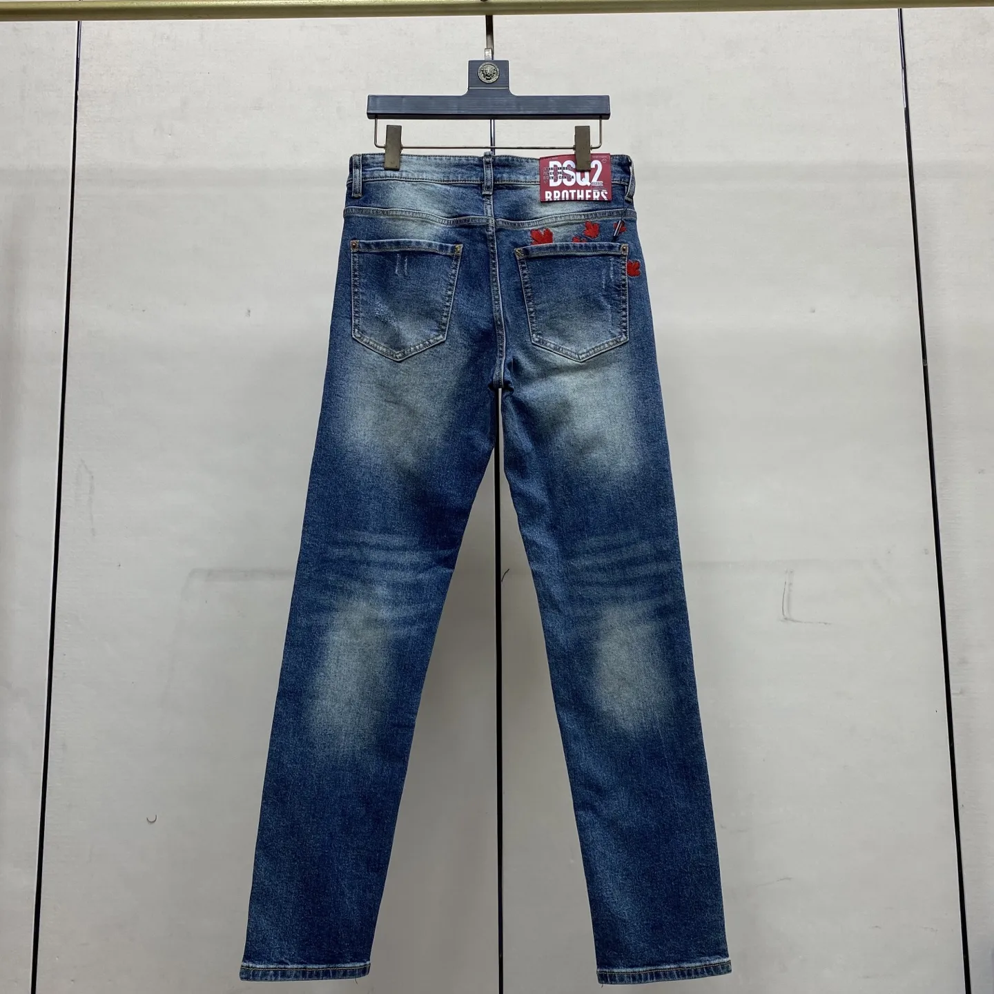 DSQ2 Brothers Slim-Fit Straight-Leg Jeans D17522584 — view 2