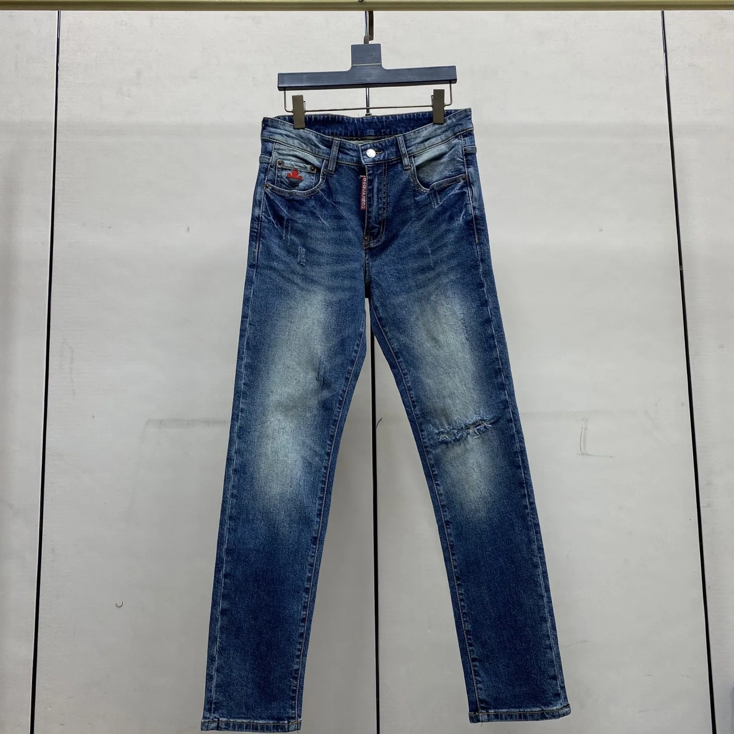 DSQ2 Brothers Slim-Fit Straight-Leg Jeans D17522584 — view 3