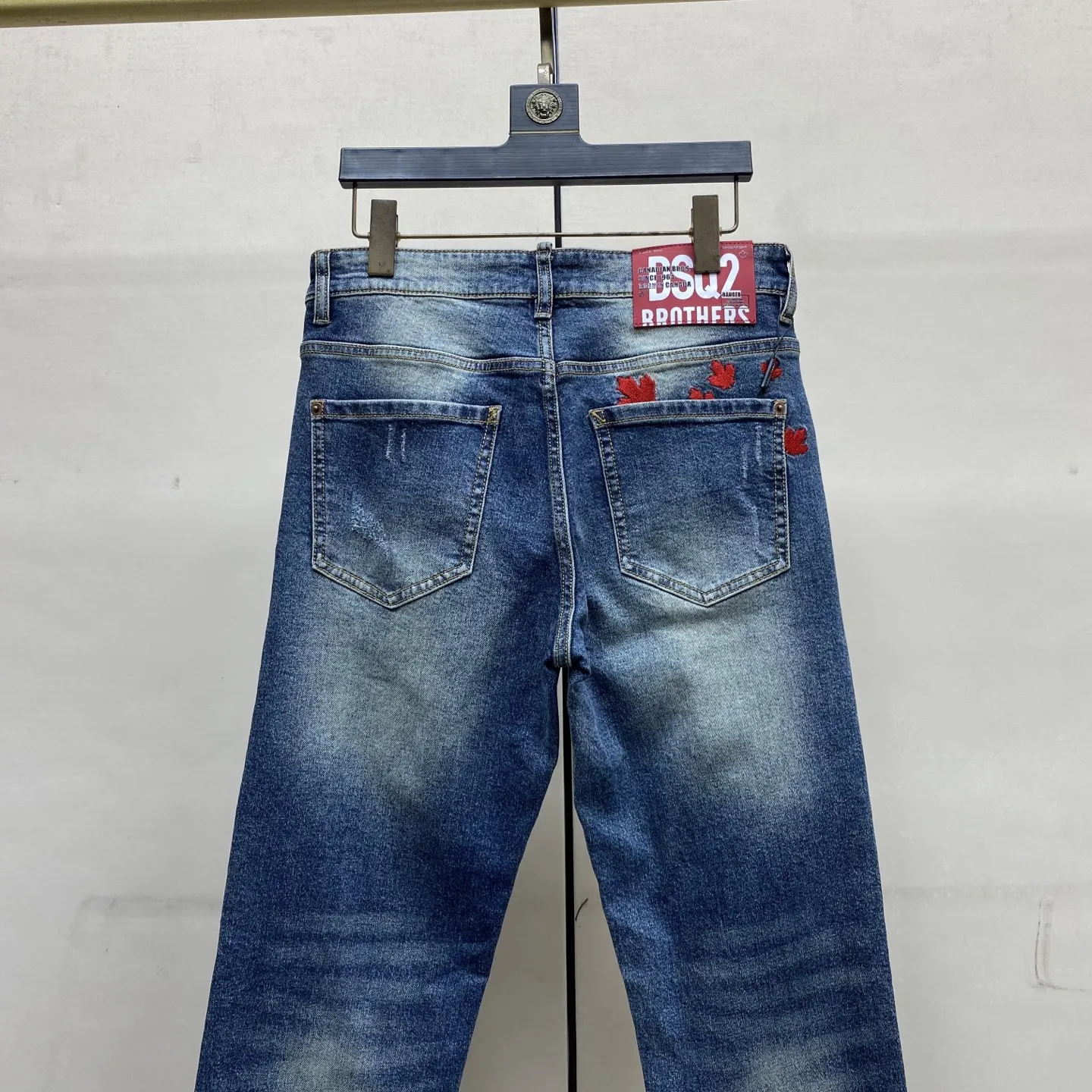 DSQ2 Brothers Slim-Fit Straight-Leg Jeans D17522584 — view 4