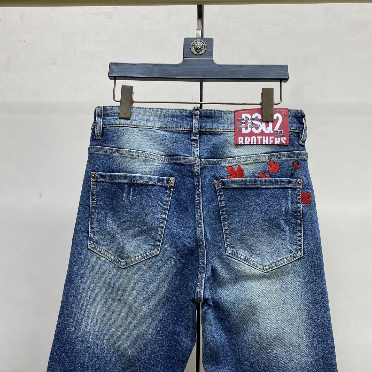 DSQ2 Brothers Slim-Fit Straight-Leg Jeans D17522584 — view 5