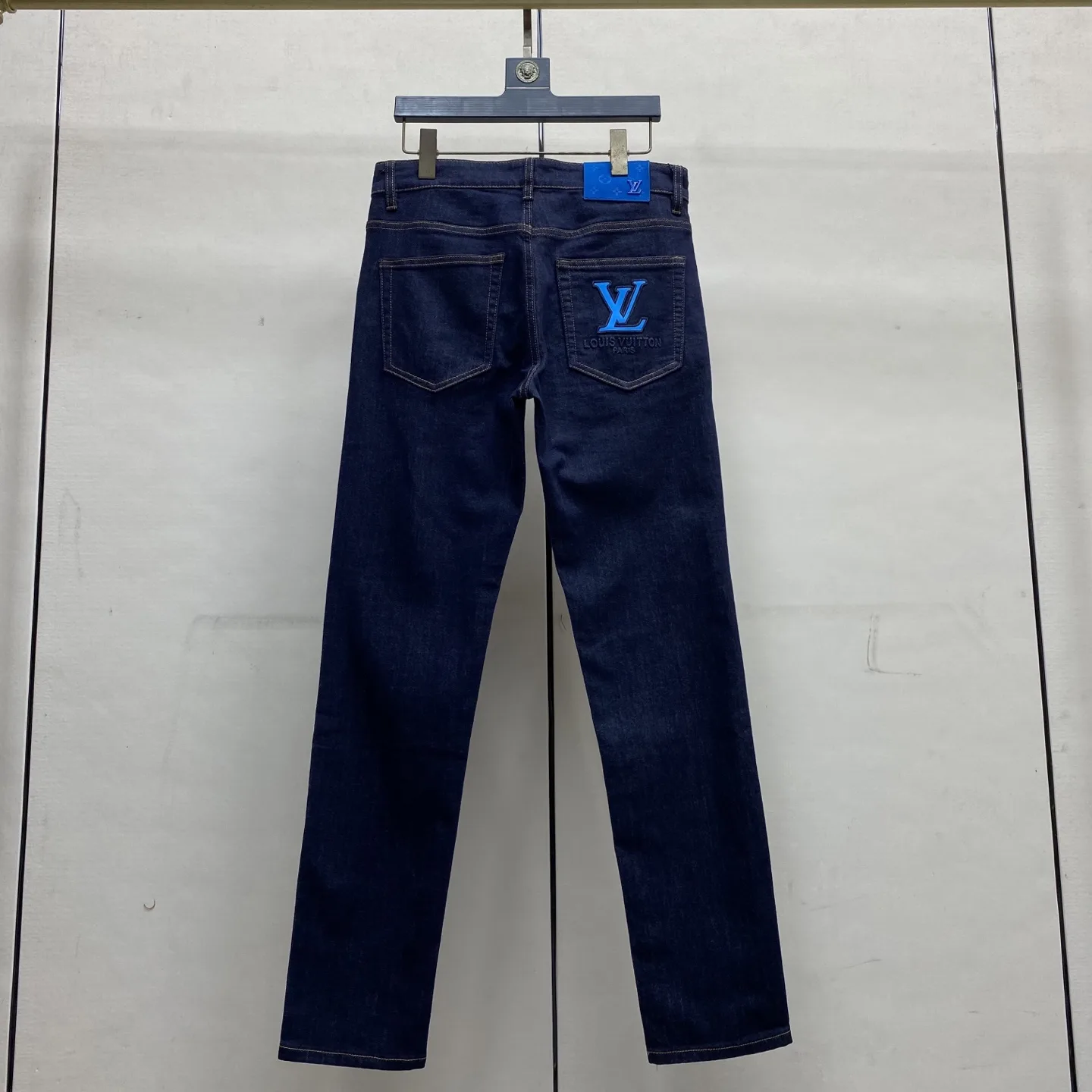 Logo Embroidered Slim-Fit Straight-Leg Jeans D17522586 — view 3