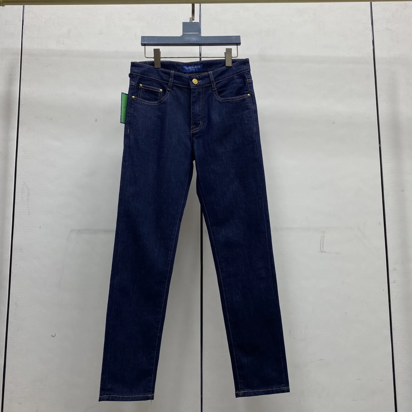 Logo Embroidered Slim-Fit Straight-Leg Jeans D17522586 — view 4