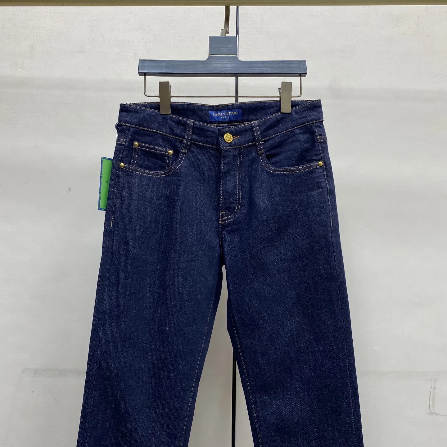Logo Embroidered Slim-Fit Straight-Leg Jeans D17522586 — view 7