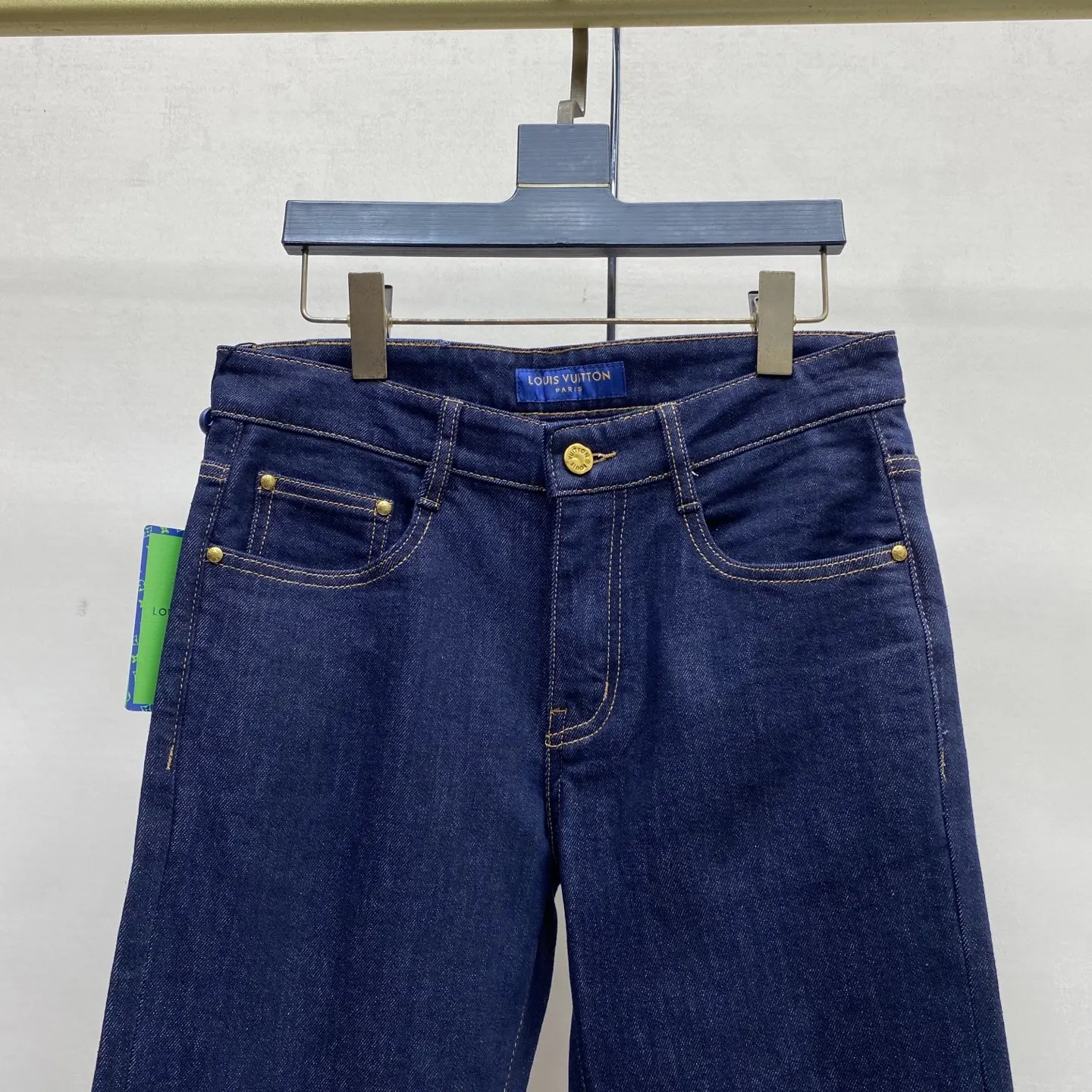 Logo Embroidered Slim-Fit Straight-Leg Jeans D17522586 — view 8