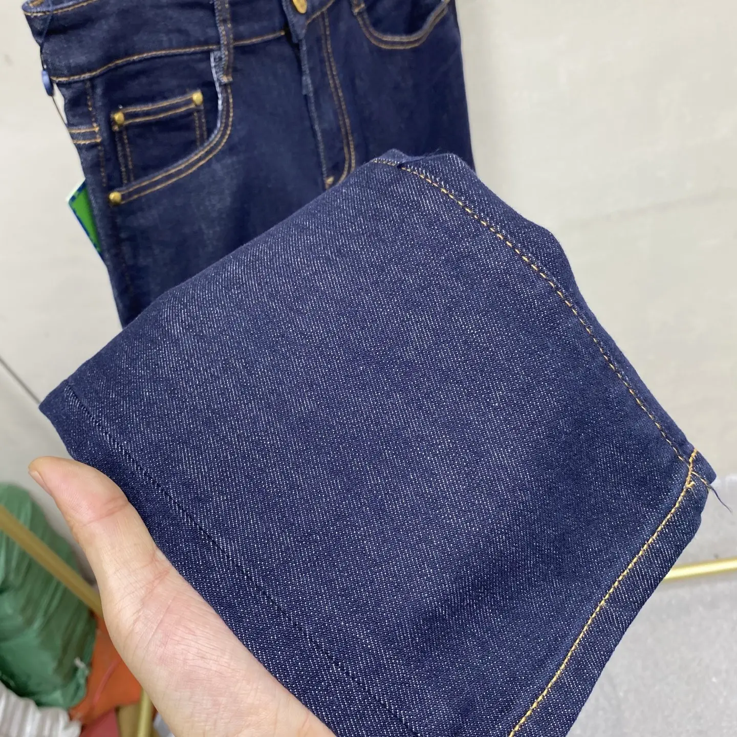 Logo Embroidered Slim-Fit Straight-Leg Jeans D17522586 — view 9
