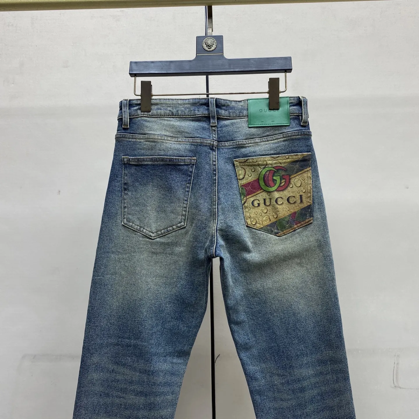 Logo Print Slim-Straight Leg Jeans D17522592 — view 5