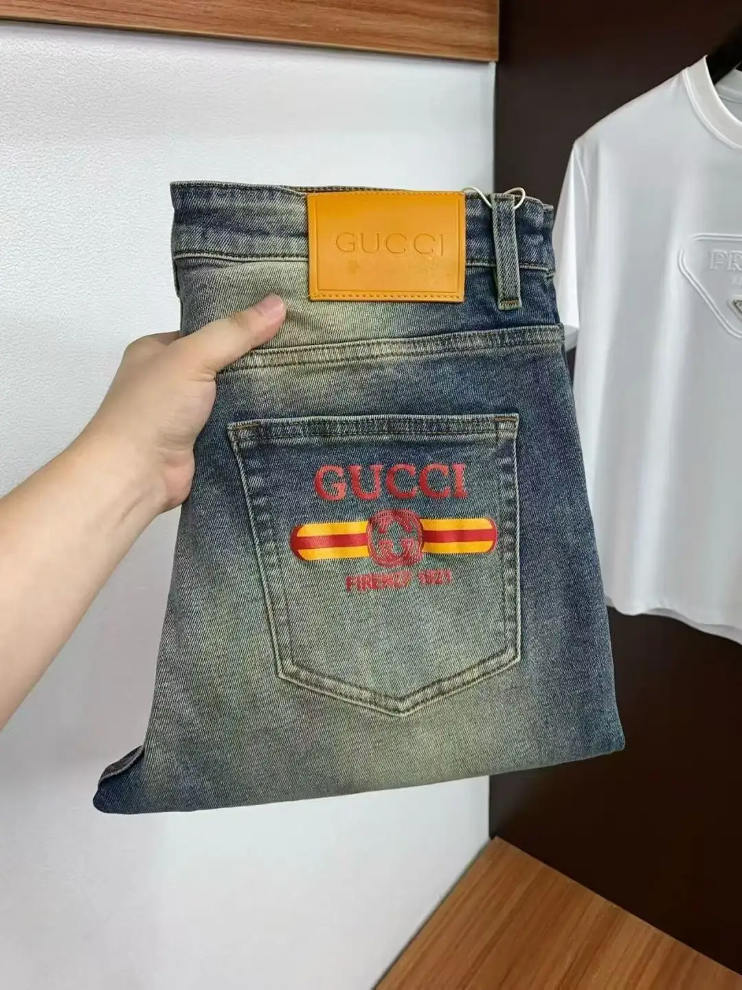 Logo-Embroidered Slim-Fit Straight-Leg Jeans D17522588
