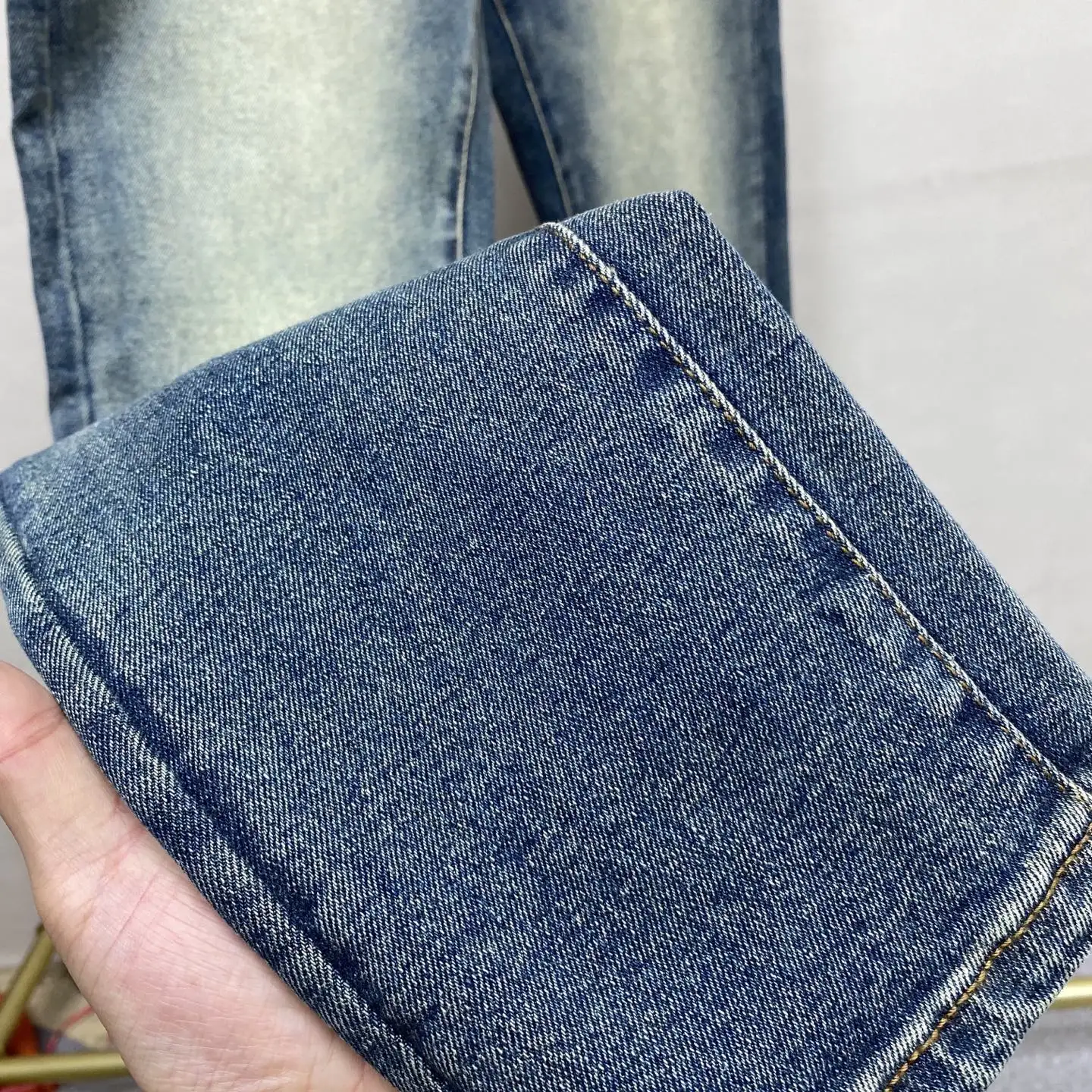 Logo-Embroidered Slim-Fit Straight-Leg Jeans D17522588 — view 9