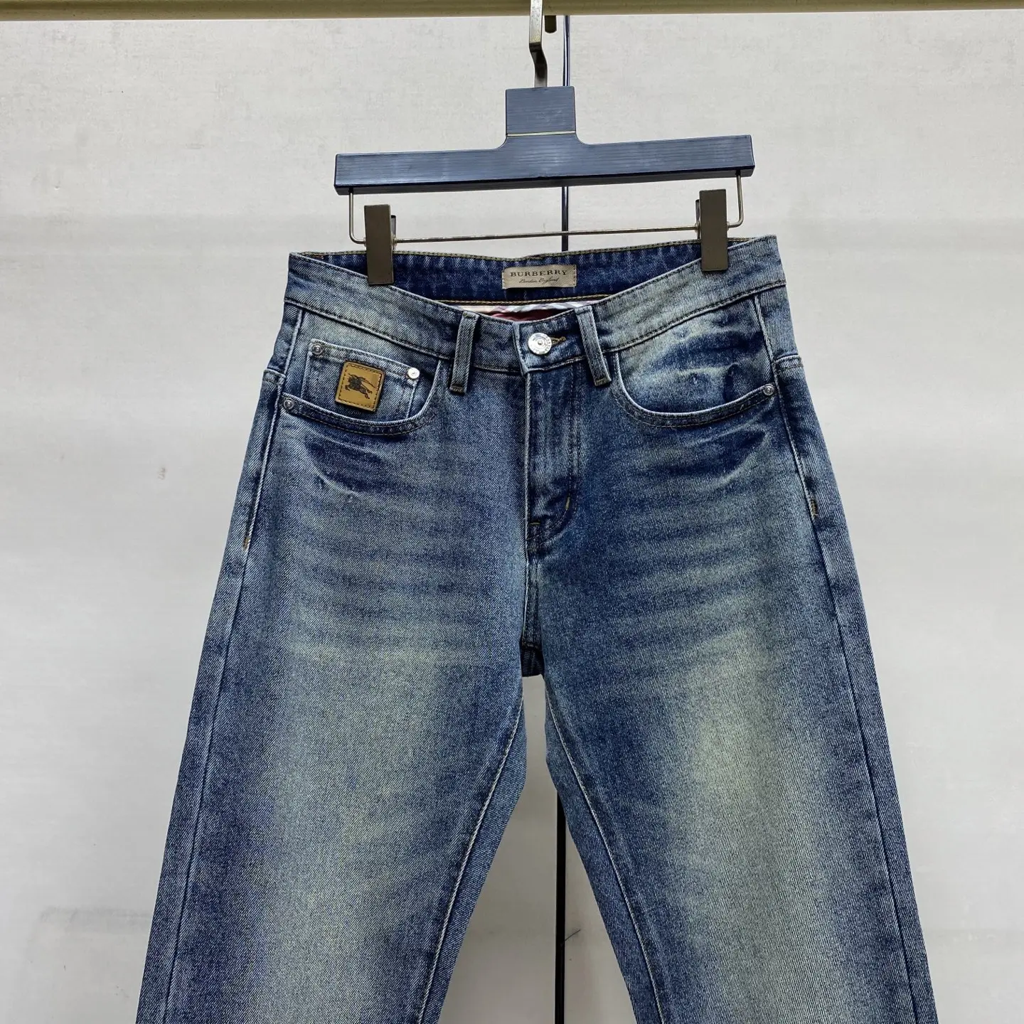 Logo Patch Slim-Fit Straight-Leg Jeans D17522598 — view 7