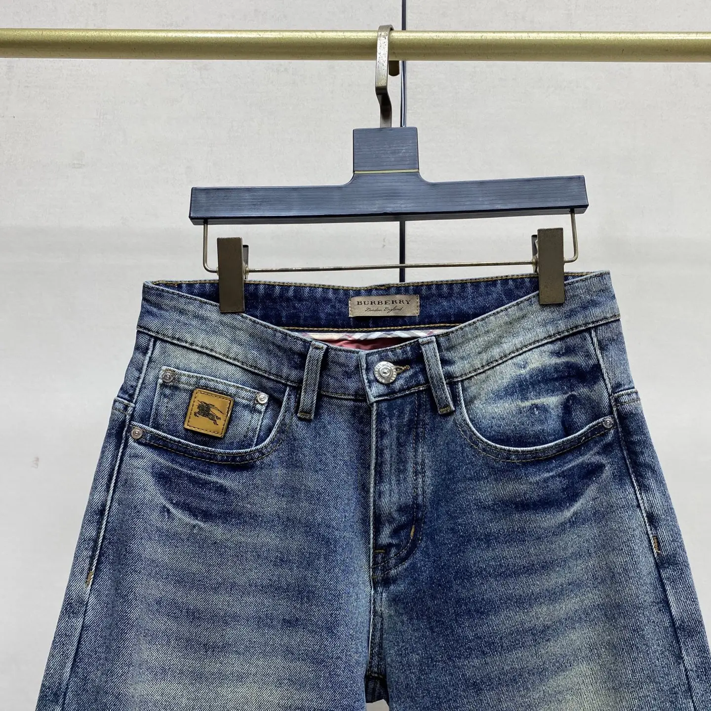 Logo Patch Slim-Fit Straight-Leg Jeans D17522598 — view 8