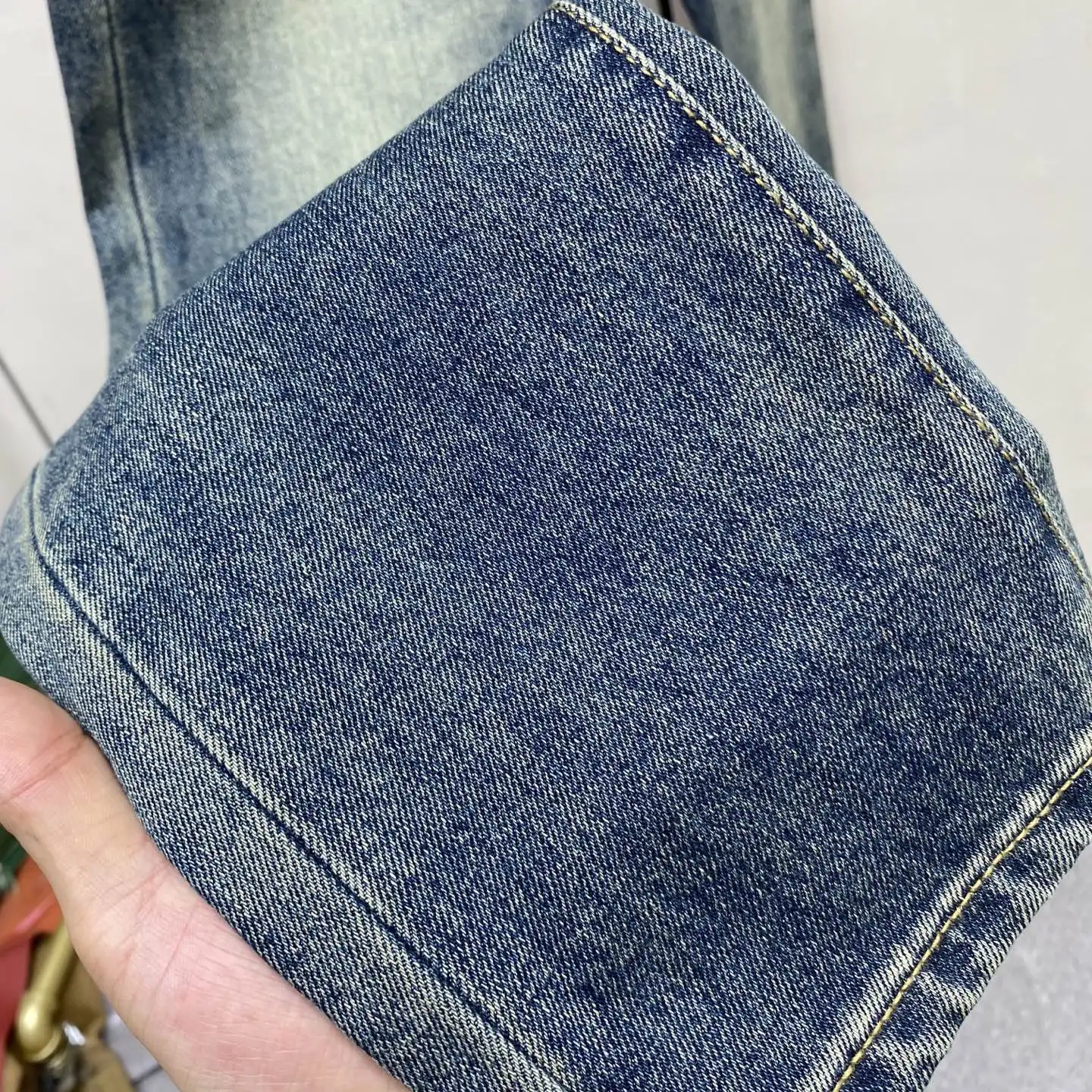 Logo-Appliqué Slim-Fit Straight-Leg Jeans D17522590 — view 9