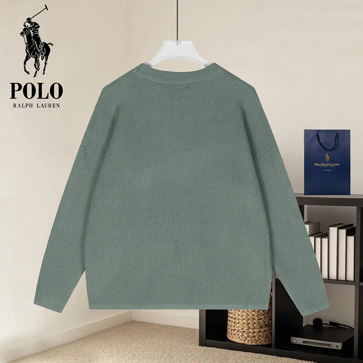 Polo Ralph Lauren Relaxed Crew-Neck Knit Sweater D18021576 — view 2