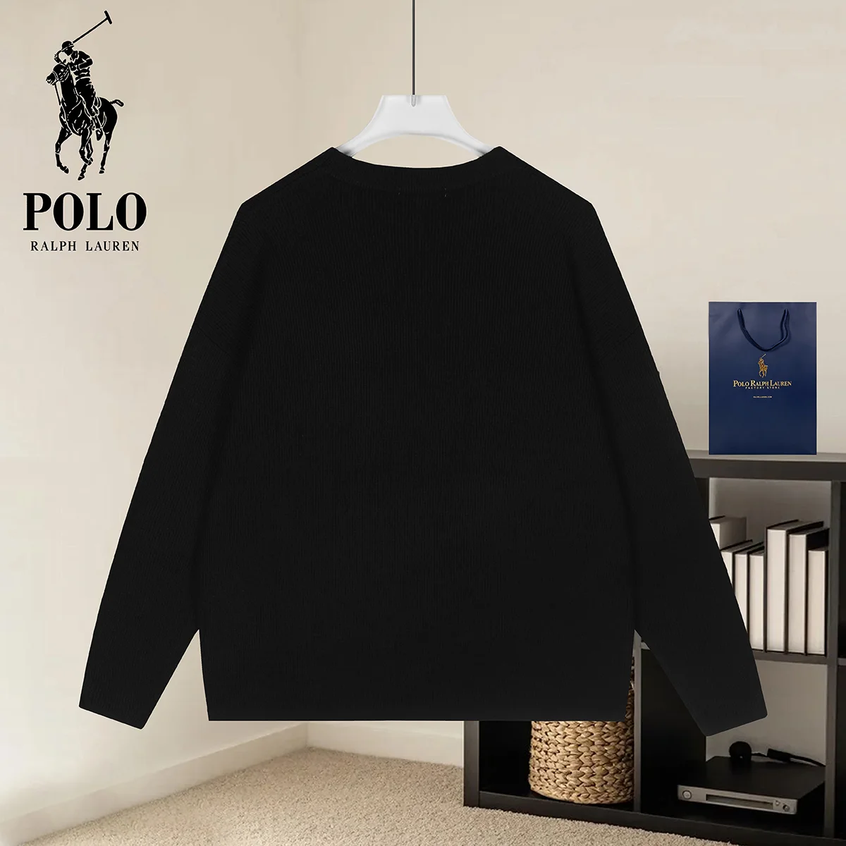 Polo Ralph Lauren Relaxed Crew-Neck Knit Sweater D18021573 — view 2