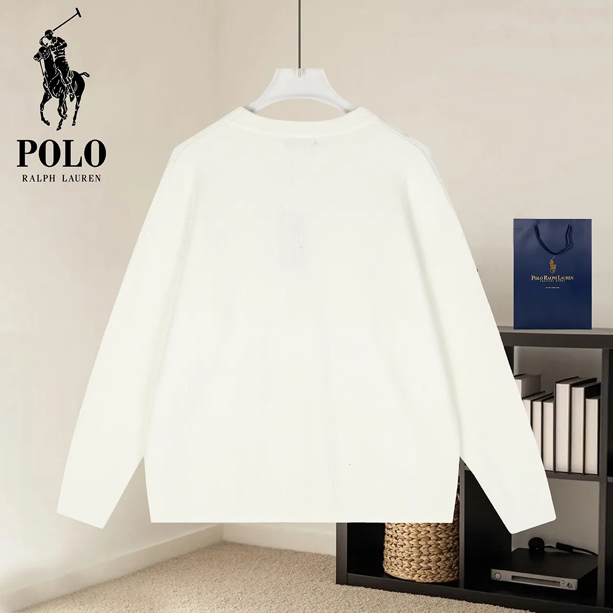 Polo Ralph Lauren Embroidered Logo Knit Sweater D18021577 — view 2