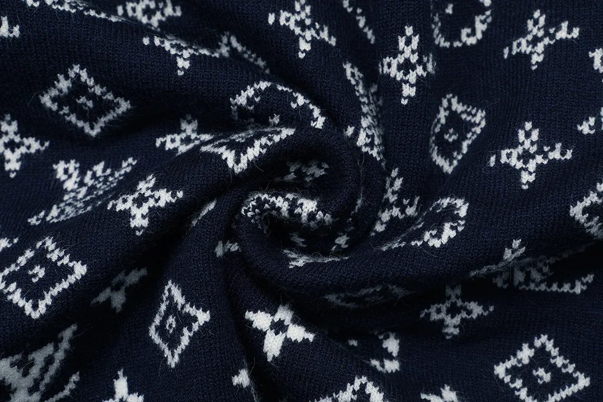 Monogram Jacquard Crew-Neck Sweater D18021605 — view 8