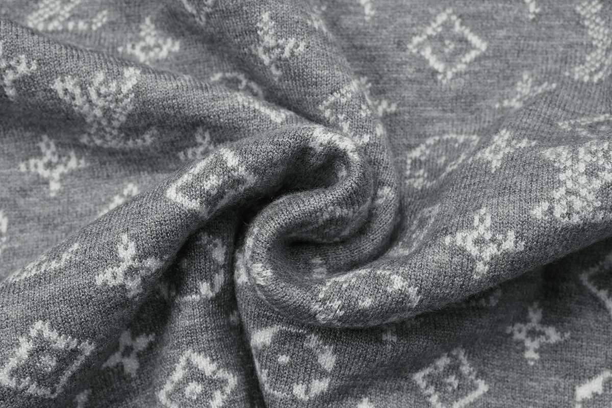 Monogram Jacquard Silk and Cashmere-Blend Sweater D18021606 — view 7