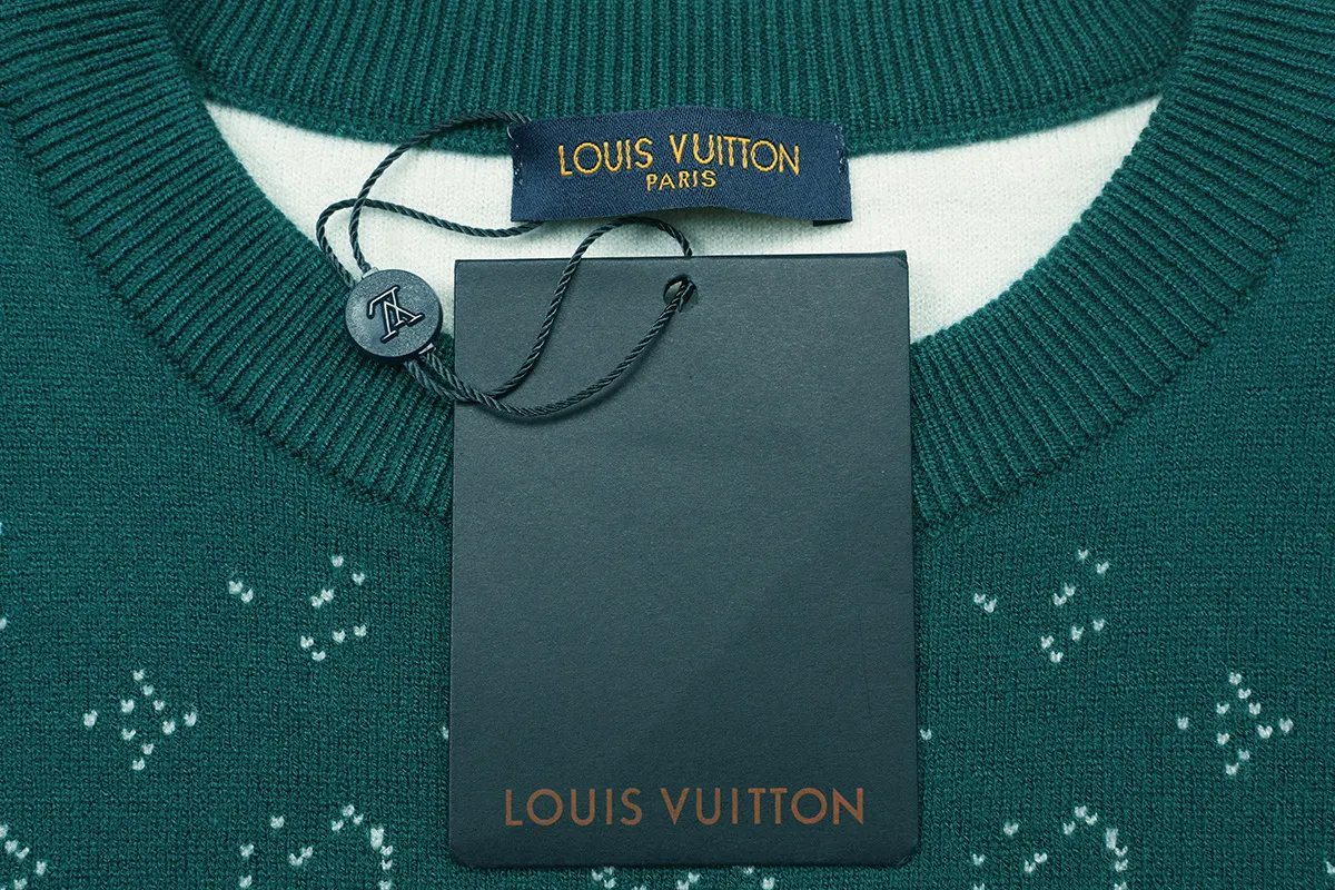 Monogram Jacquard Silk and Cashmere-Blend Sweater D18021604 — view 3