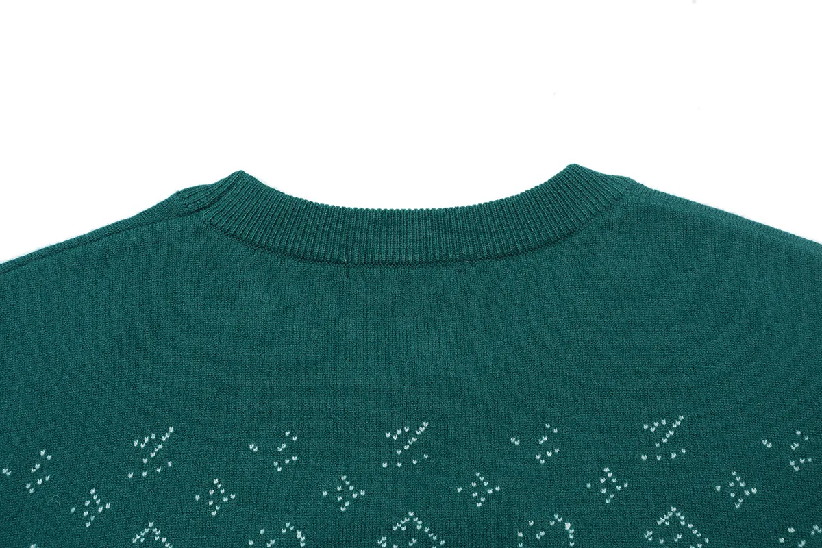 Monogram Jacquard Silk and Cashmere-Blend Sweater D18021604 — view 4